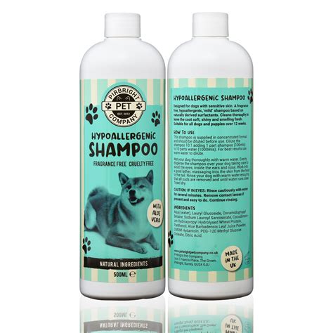 Hypoallergenic Dog Shampoo 500ml – Pirbright Pet Company