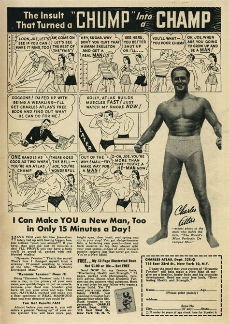 Classic Charles Atlas Ad Charles Atlas Vintage Ads Comic Book Plus