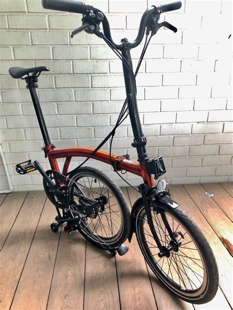 Brompton Flame Lacquer C Line Black Edition H L Sports Equipment