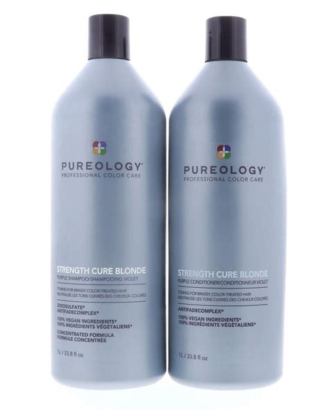 Pureology Strength Cure Best Blonde Purple Shampoo Conditioner