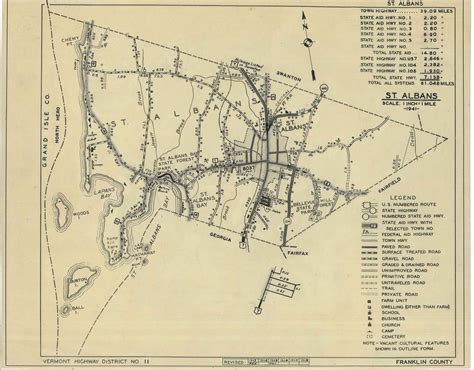 Vtransmaps Vermont Gov Maps Townmapseries Franklin Co Saint Albans