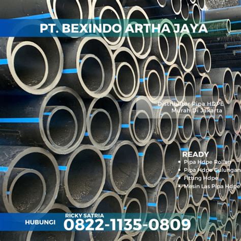 Jual Pipa Hdpe Rucika Murah Hdpe 8 Inch Batangan Pipa Hdpe OD 200mm