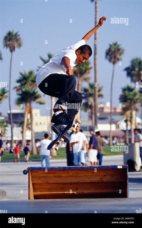 Venice Beach, Skateboarding Stock Photo - Alamy