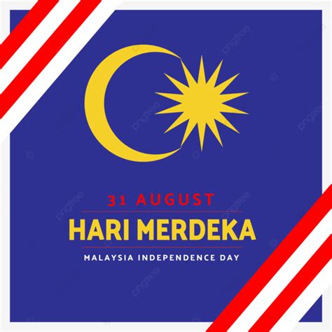 Hari Merdeka Independence Day Vector Merdeka Malaysia Indepedence