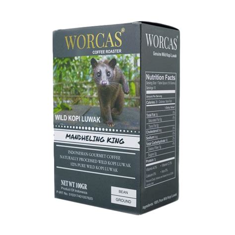 Jual Worcas Kopi Luwak Liar Mandheling King Kopi Bubuk G Di