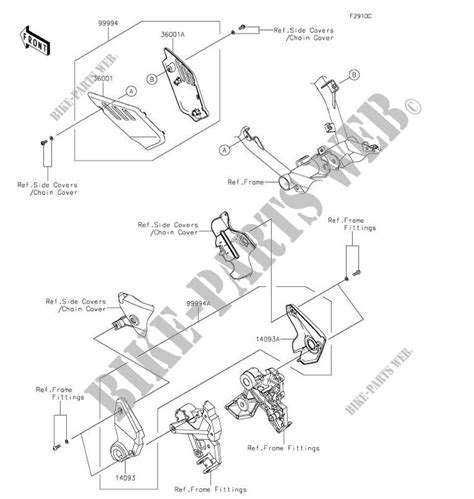 ACCESSORY(Cover) for Kawasaki Z650RS 2022 # KAWASAKI - Online Genuine ...