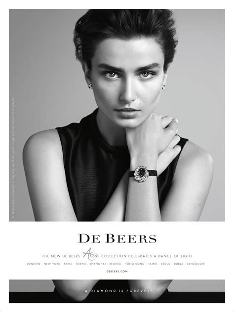 Andreea Diaconu stars in new De Beers campaign