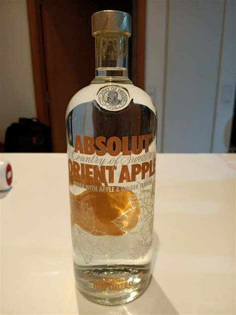 Absolut Orient Apple Litre Food Drinks Alcoholic Beverages On