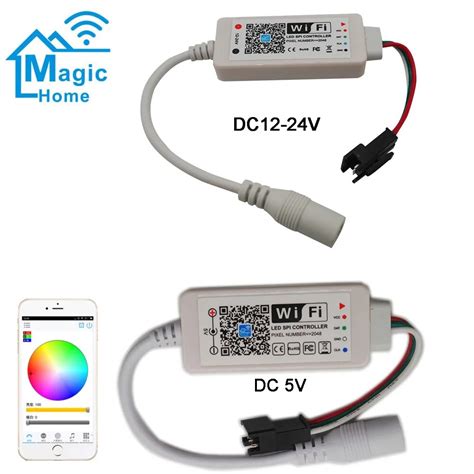 DC5V DC12 24V Magic Home LED SPI Controller Addressable 2048 Pixel Mini