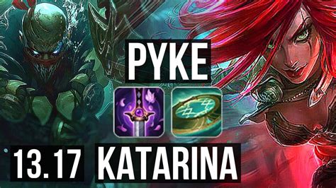 PYKE Vs KATARINA MID 10 2 14 1 8M Mastery 900 Games Legendary