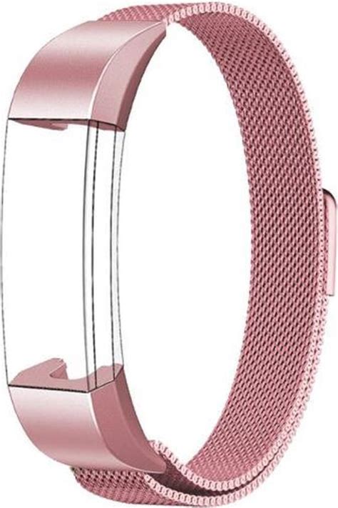 YONO Milanees Bandje Roze Geschikt Voor Fitbit Alta HR Vervangende