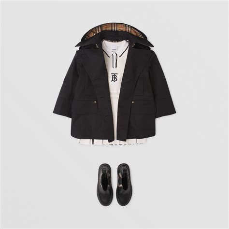 Cotton Twill Hooded Trench Coat Tradingbasis