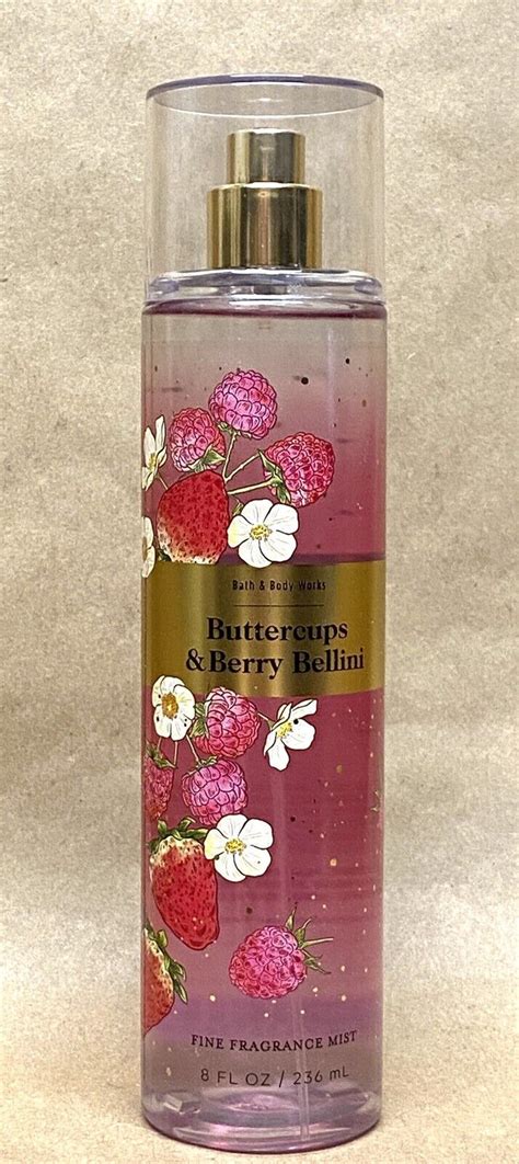 NEW 1 BATH BODY WORKS BUTTERCUPS BERRY BELLINI FRAGRANCE MIST BODY