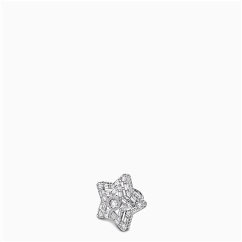 Swarovski Silver Star Cocktail Ring Thedoublef