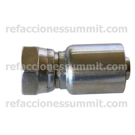 Conector Recto Rosca Jic Flare Hembra Manguera R