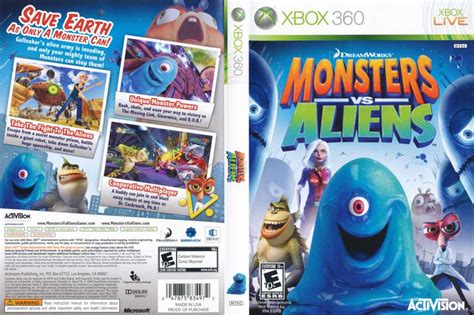 Monsters Vs Aliens Xbox Videogamex