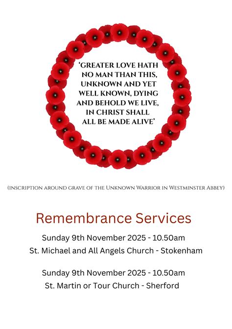 Remembrance Services