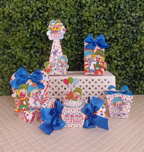 Kit 40 Personalizados Lembrancinhas Patati Patata Palhaço