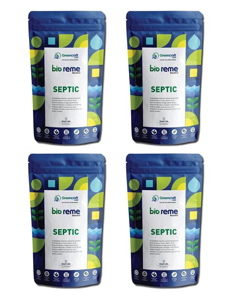 Greencraft Labs Bio Reme Septic Tank Cleaner I Reduces Sludge Build Up