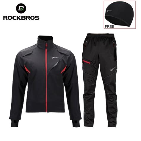 Rockbros K Bisiklet Set Termal Polar Spor R Zgar Ge Irmez Ceket Unisex