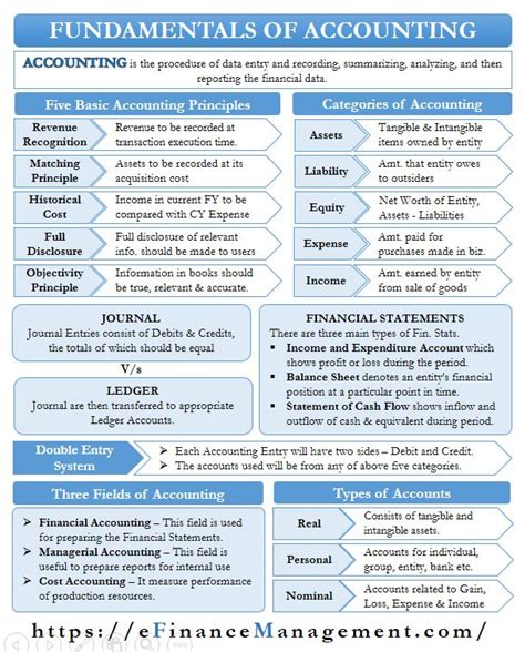 Fundamentals Of Accounting Meaning Principles Categories And Statements