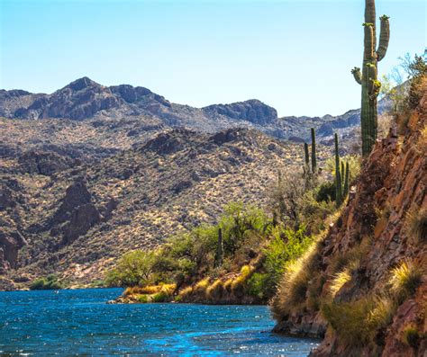 Map Of Saguaro Lake