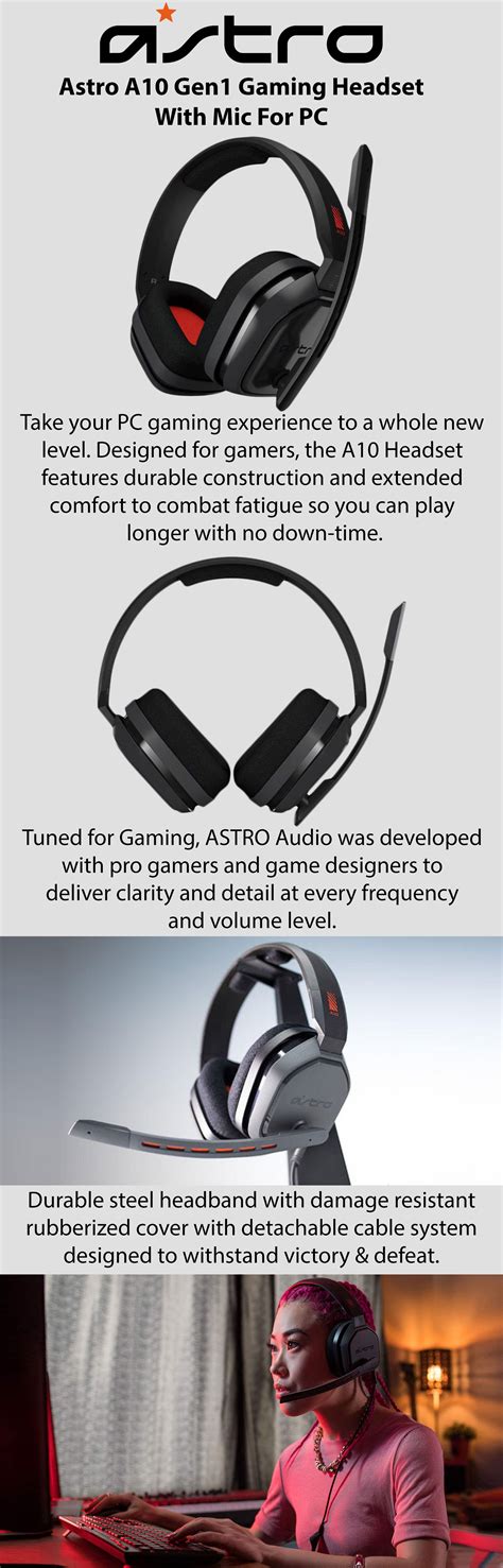 Astro Astro A10 Gen1 Gaming Headset With Mic For Pc Uae Dubai Abu Dhabi