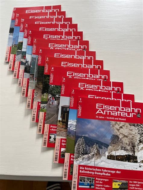 Eisenbahn Amateur Jahrgang 2017 12 Ausgaben Kaufen Auf Ricardo