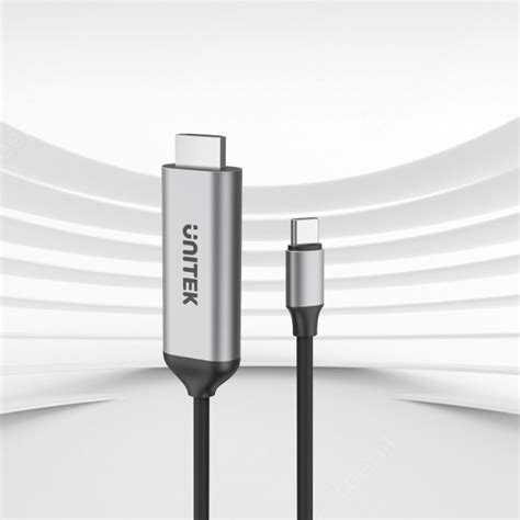 Unitek Kabel USB C Na HDMI 4K 60Hz 1 8 M Kabel Video Cena Raty