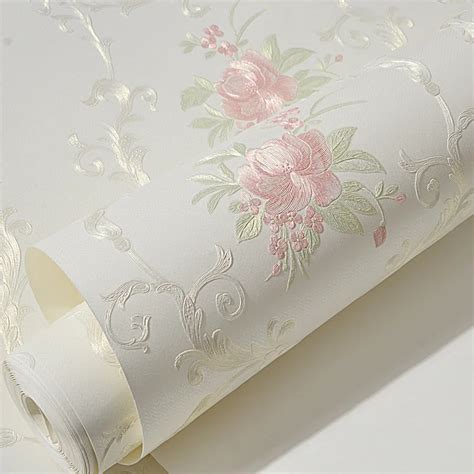 Papier Peint 3D Auto Adh Sif Floral Rose Autocollant De Fleurs Chambre