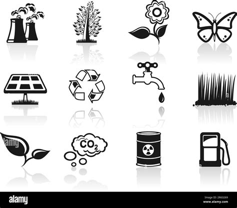 Environment Icon Set Stock Vector Image Art Alamy