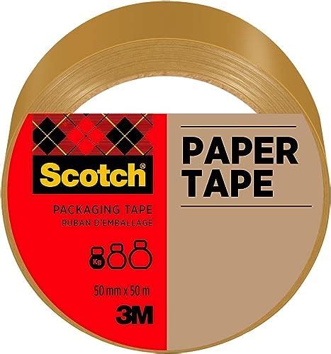 Scotch Verpackungsklebeband Aus Papier Braun Mm X M Rolle