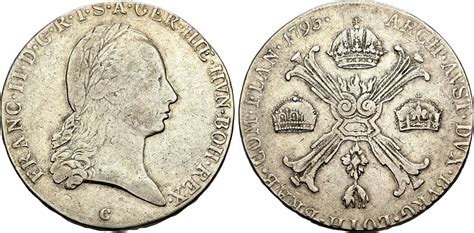 Habsburg Kronentaler C Franz Ii Ss Ss Prag Ma Shops