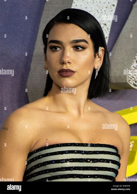 Dua Lipa Attends The World Premiere Of Alita Battle Angel At Odeon