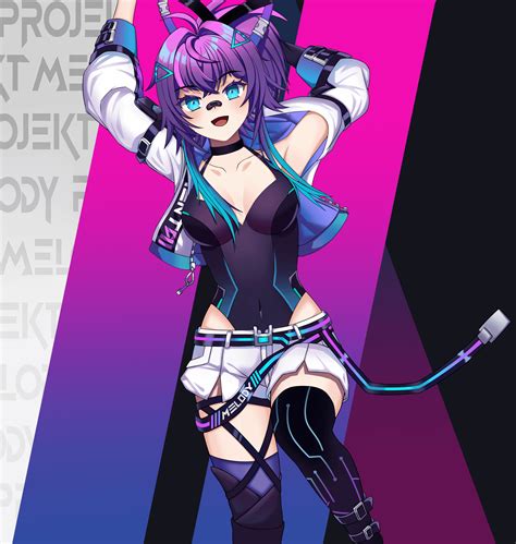 Projekt Melody fanart, Mel♥! : r/VShojo