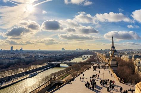 Premium Photo | A city view with a bridge and a bridge in the background