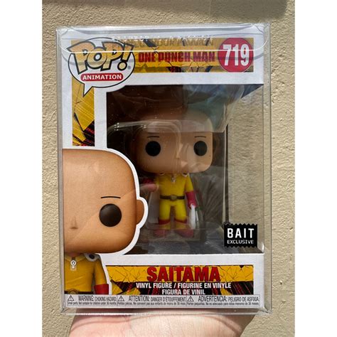 Funko Pop One Punch Man Saitama W Bait Bag 719 NYCC 2021 Bait