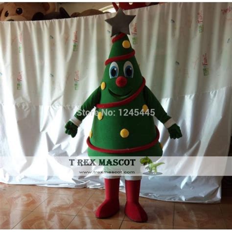 Funny Christmas Tree Mascot Costume Christmas Tree Costume