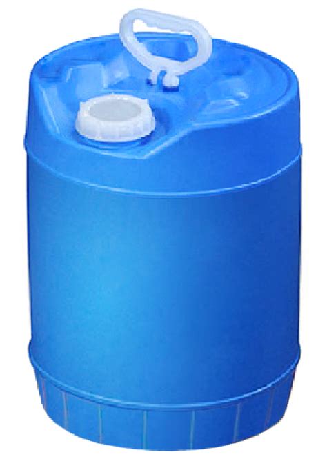 Tight Head Plastic Drum Gallon Blue Gbe Packaging Supplies