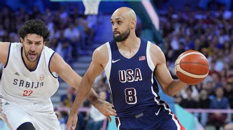 Jrue Holiday Derrick White Discuss Team Usas Opening Olympic Win