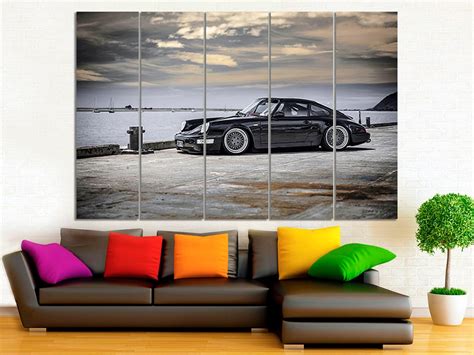 Porsche Canvas Porsche Print Room Decor Porsche Wall Decor Car Etsy