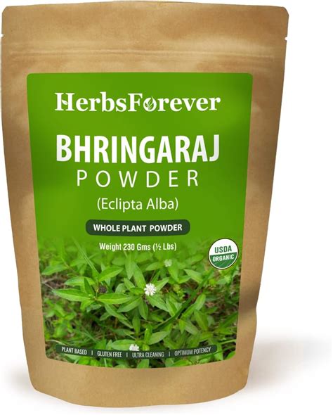 Amazon HerbsForever Bhringaraj Powder Eclipta Alba Hair Care