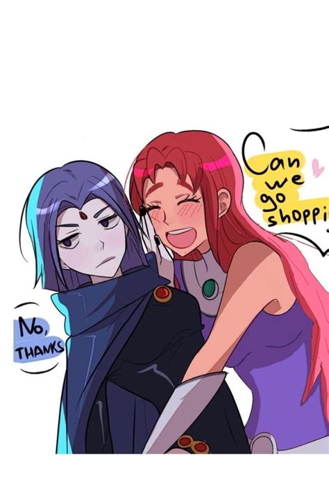 Hihi Its Raven And Starfire Editd Animasi Gambar Gambar Arsitektur