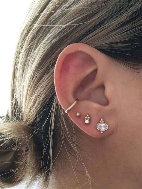 Conch Ear Piercing 15 Photos To Inspire Your Next Piercing Elle