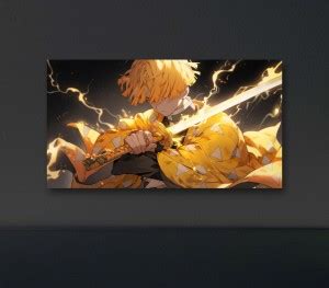 demon slayer  zenitsu agatsuma thunder breathing   gsm poster