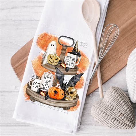 Towel Png Halloween Towel Digital Download Tea Towel Clipart