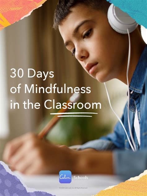 30 Days Of Mindfulness In The Classroom Pdf Mindfulness