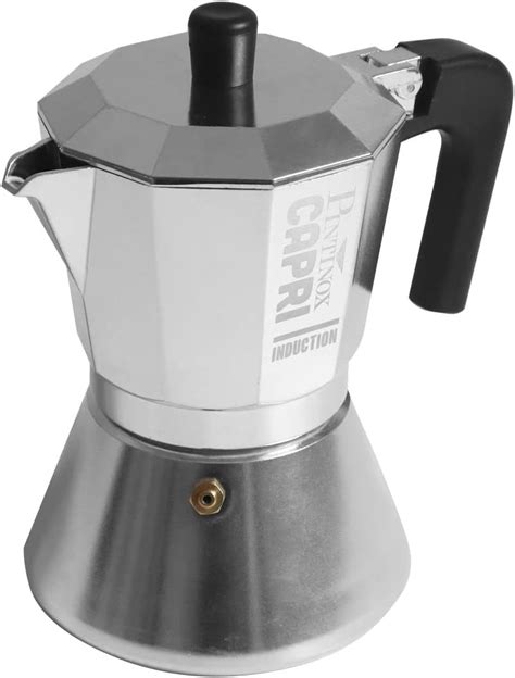 Pintinox Cafetera Moka Tazas De Aluminio Apta Para Inducci N Mango