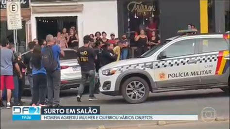 Vídeo Homem é Preso Depois De Agredir Mulher E Quebrar Objetos Em