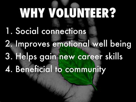 Why You Should Volunteer by Jasmine Armstrong